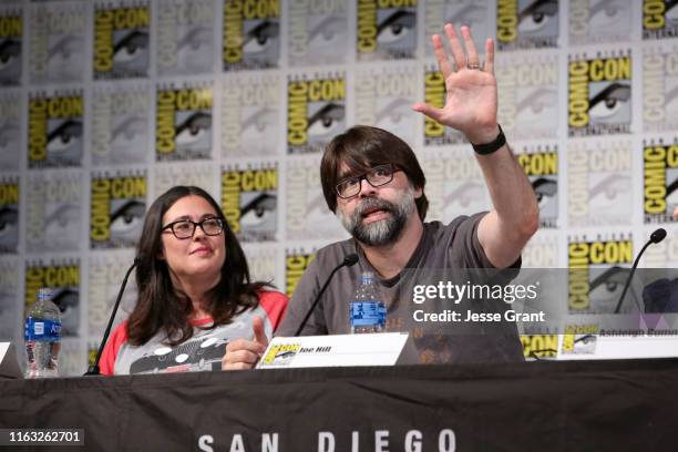 Joe Hill attends the NOS4A2 Panel during Comic Con 2019 on July 20, 2019 in San Diego, California.