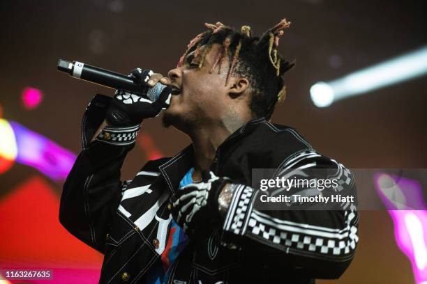 Juice Wrld performs on Day One of CompexCon Chicago at McCormick Place on July 20, 2019 in Chicago, Illinois.