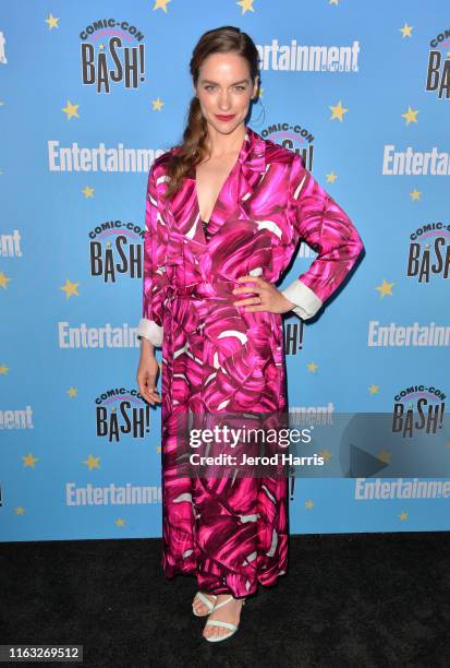 Melanie Scrofano attends Entertainment Weekly Comic-Con Celebration at Float at Hard Rock Hotel San Diego on July 20, 2019 in San Diego, California.