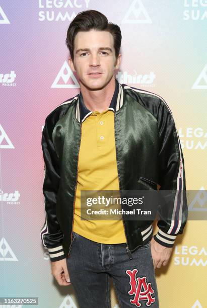 Drake Bell attends the Thirst Project's Inaugural Legacy Summit held at Pepperdine University on July 20, 2019 in Malibu, California.