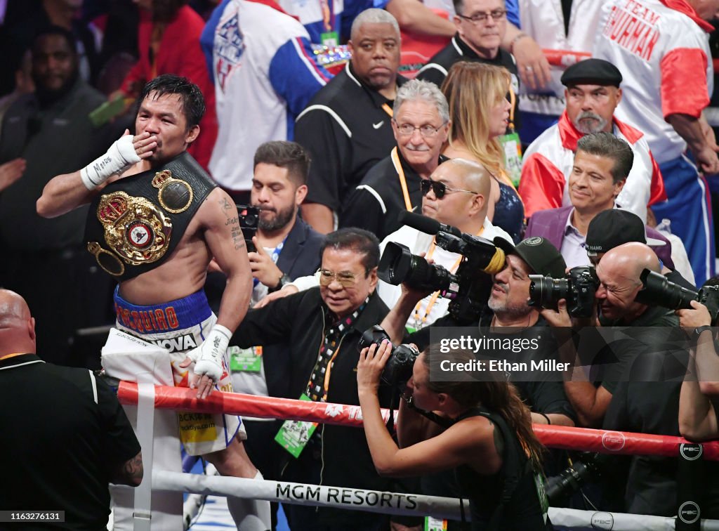 Manny Pacquiao v Keith Thurman