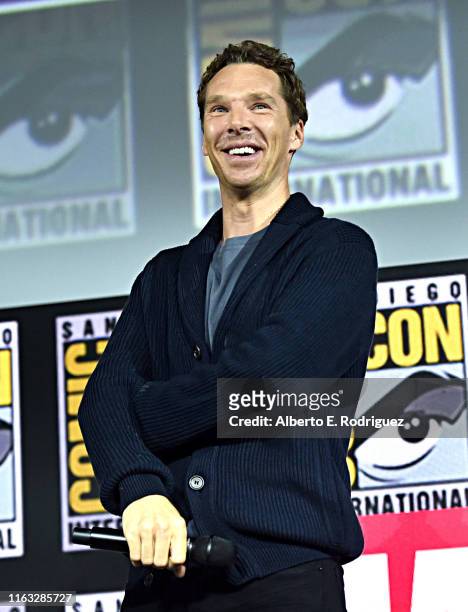 Benedict Cumberbatch of Marvel Studios' 'Doctor Strange in the Multiverse of Madness' at the San Diego Comic-Con International 2019 Marvel Studios...