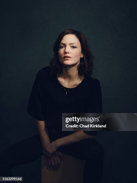 Actor Holliday Grainger is photographed for Deadline on January 28, 2019 in Park City, United States.