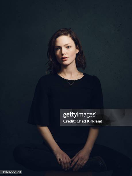 Actor Holliday Grainger is photographed for Deadline on January 28, 2019 in Park City, United States.