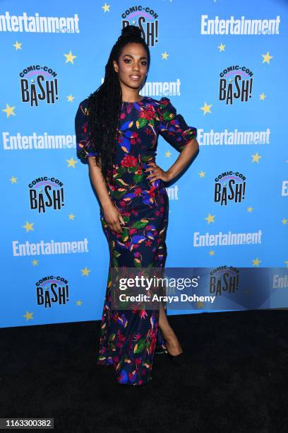 Freema Agyeman at the Entertainment Weekly Comic-Con Celebration at Float at Hard Rock Hotel San Diego on July 20, 2019 in San Diego, California.