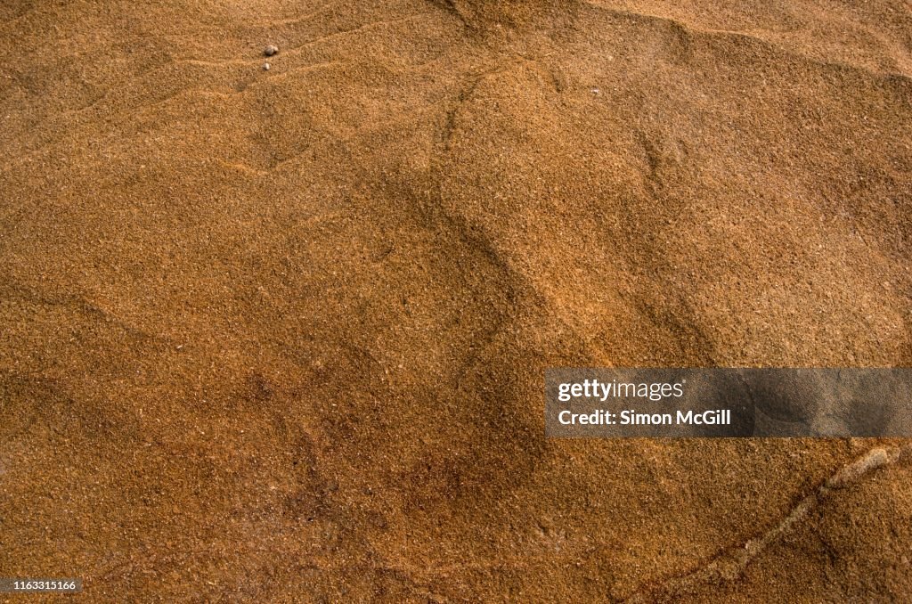 Surface of a sandstone rock