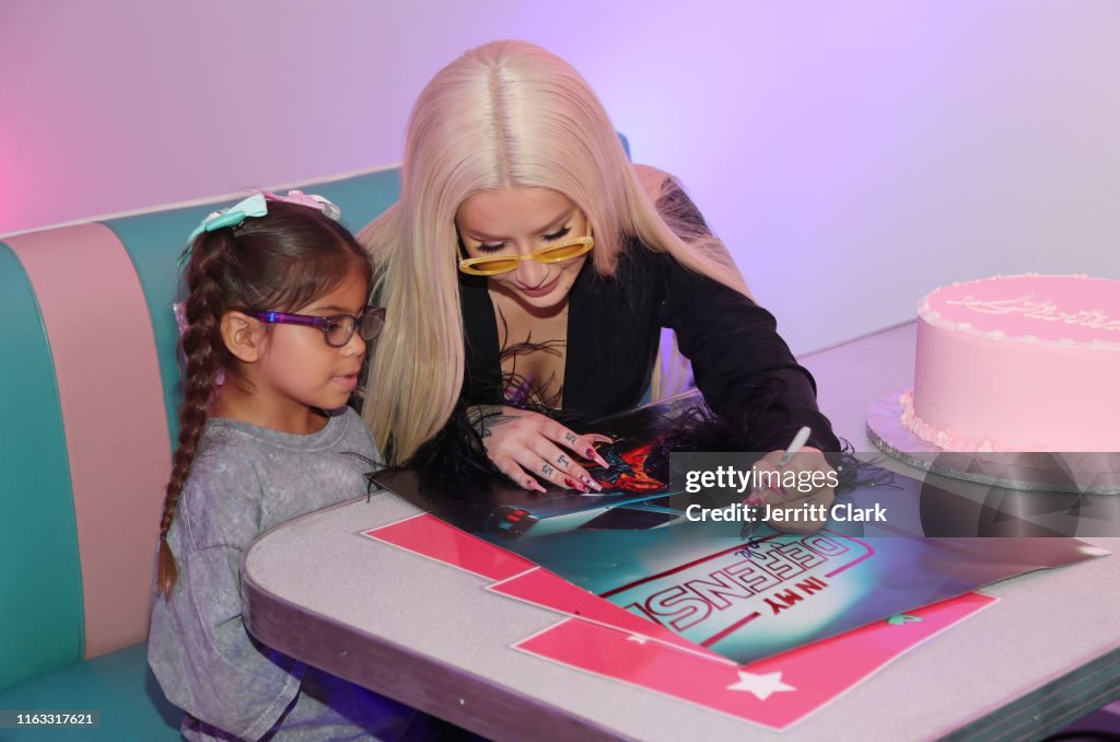 Iggy Azalea "In My Defense" Pop Up Shop And Autograph Signing