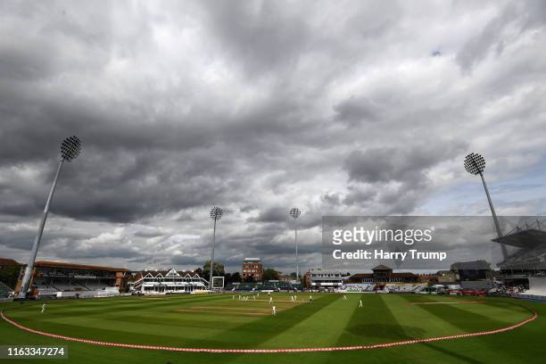 General view of play during Day Four of the Kia Women's Test Match between England Women and Australia Women at The Cooper Associates County Ground...