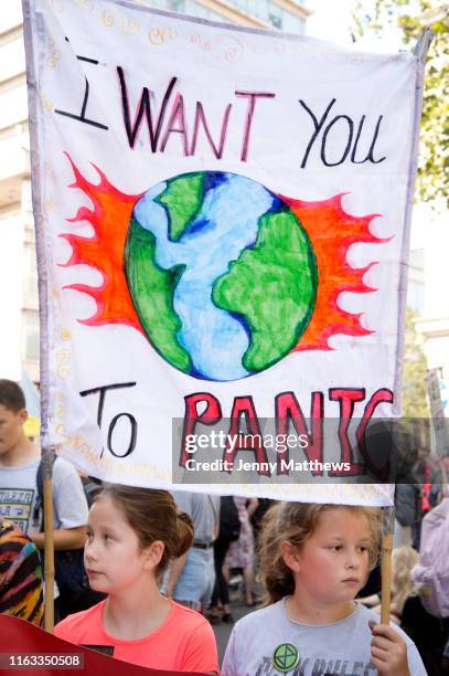 Protest organised by Extiction Rebellion at the Brazilian Embassy over tree burning in the Amazon on 23rd August 2019 in London, United Kingdom.