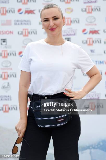 Singer Arisa attends Giffoni Film Festival 2019 on July 21, 2019 in Giffoni Valle Piana, Italy.