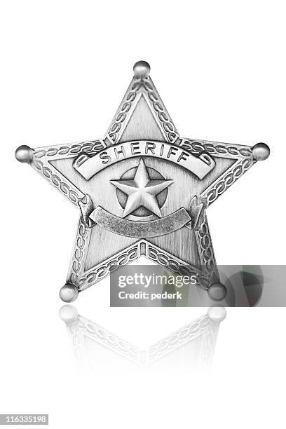 estrella de sheriff - jefe de policía fotografías e imágenes de stock