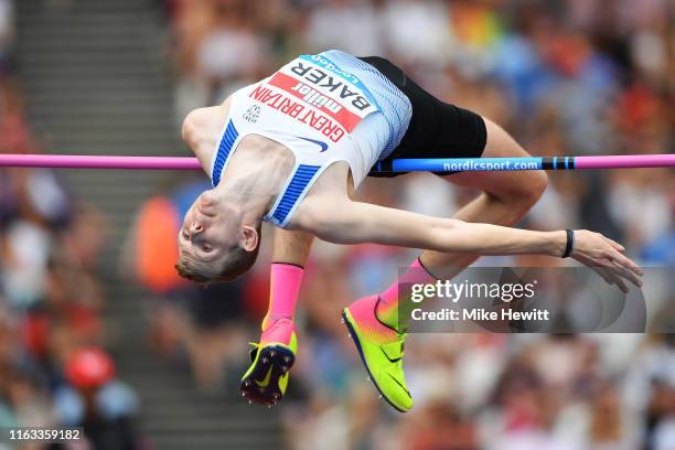 Chris Baker of Great Britain competes in the High Jump during Day Two of the Muller Anniversary Games IAAF Diamond League event at the London Stadium...