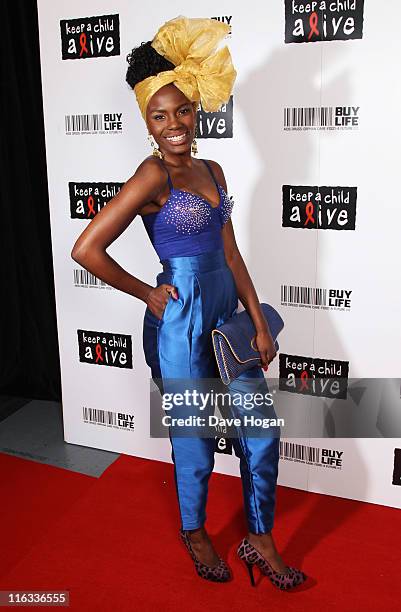 Shingai Shoniwa attends the Keep a Child Alive Black Ball 2011 at Camden Roundhouse on June 15, 2011 in London, England.