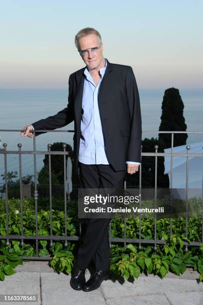 Christopher Lambert attends the Nations Award 2019 cocktail at Hotel San Pietro on July 21, 2019 in Taormina, Italy.