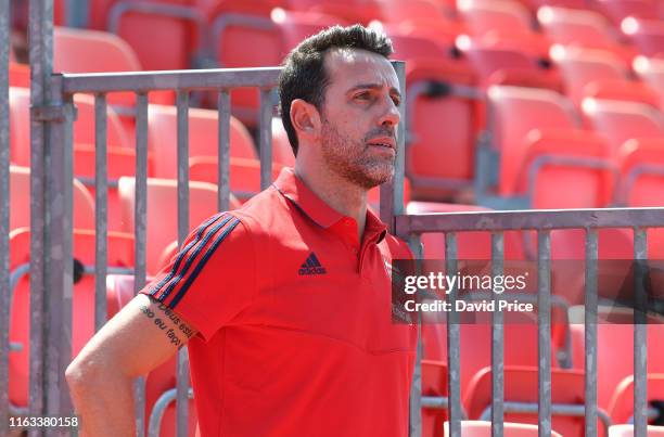 Arsenal's Technical Director Edu during the Arsenal Training Session at The University of Maryland on July 21, 2019 in Washington, DC.