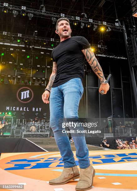 Michael Ray performs on day 3 of Faster Horses Festival 2019 at Michigan International Speedway on July 21, 2019 in Brooklyn, Michigan.