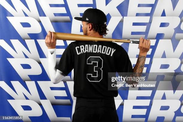 Crawford of the Seattle Mariners poses for a portrait on Players Weekend before the game against the Toronto Blue Jays at T-Mobile Park on Friday,...