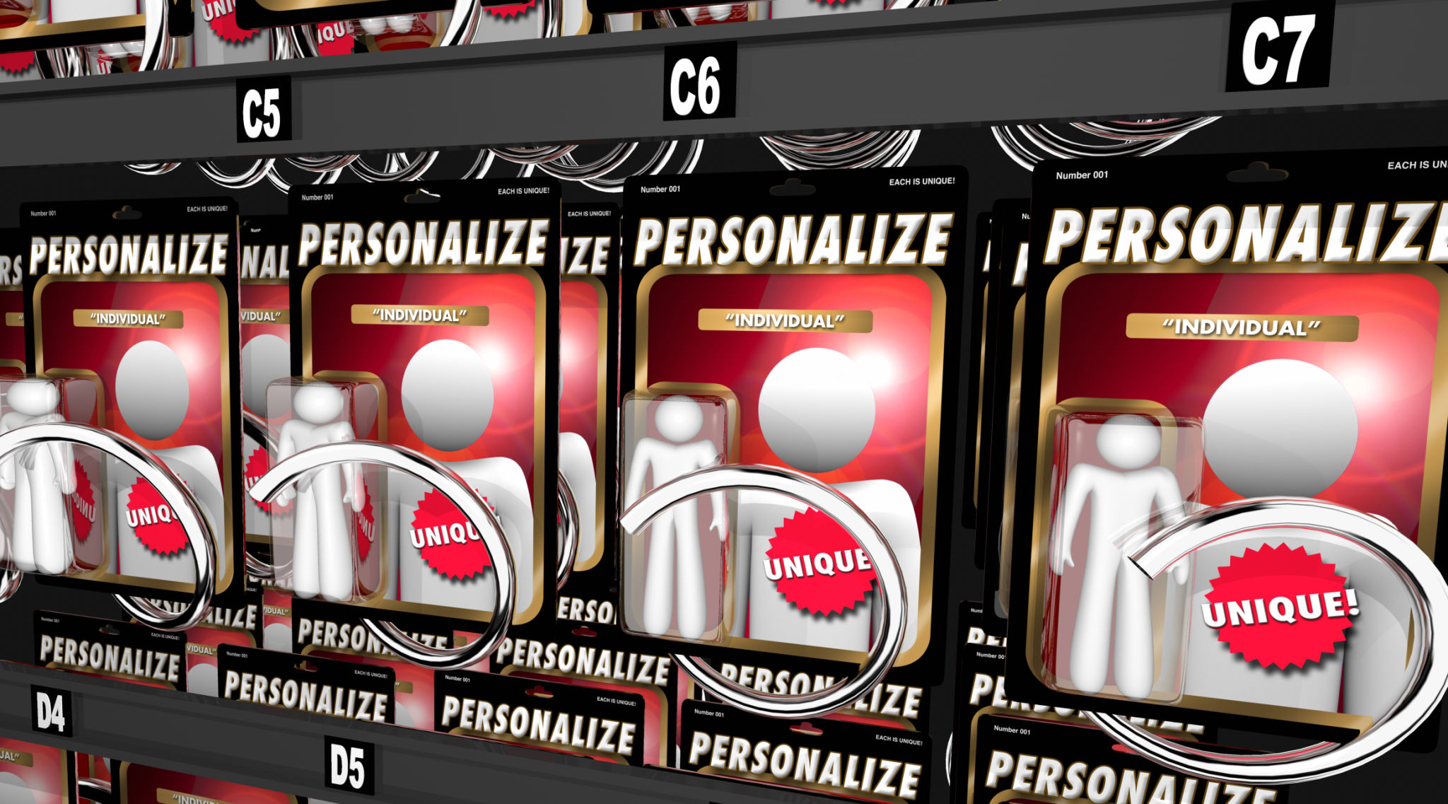 personalized vending machine