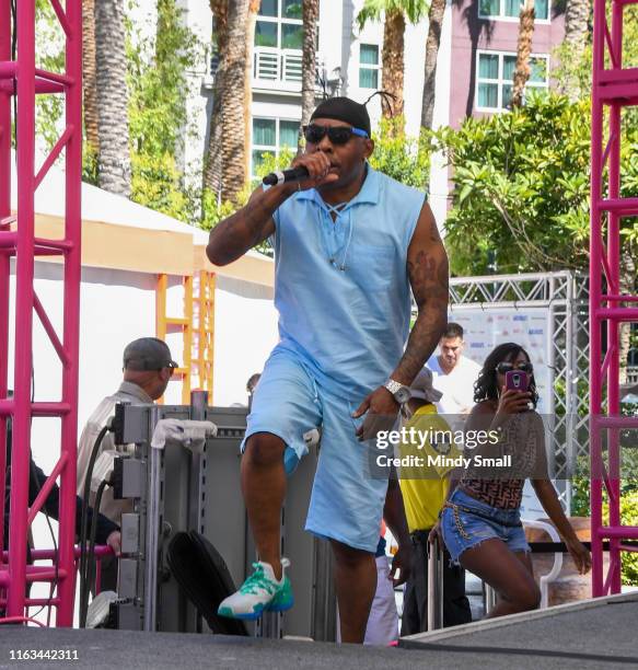 Rapper/actor Coolio XX at the Flamingo Go Pool Dayclub at Flamingo Las Vegas on July 21, 2019 in Las Vegas, Nevada.