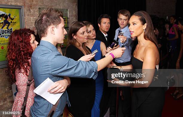 Alicia Keys attends the Keep a Child Alive Black Ball 2011 at Camden Roundhouse on June 15, 2011 in London, England.