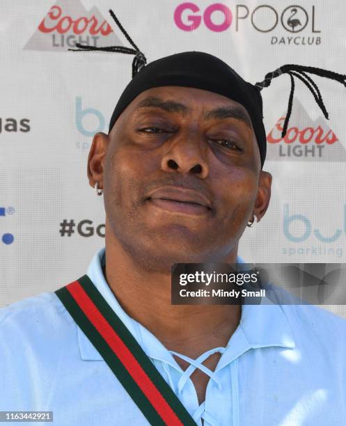 Rapper/actor Coolio arrives at the Flamingo Go Pool Dayclub at Flamingo Las Vegas on July 21, 2019 in Las Vegas, Nevada.