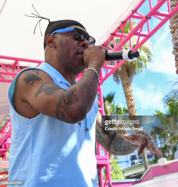 Rapper/actor Coolio XX at the Flamingo Go Pool Dayclub at Flamingo Las Vegas on July 21, 2019 in Las Vegas, Nevada.