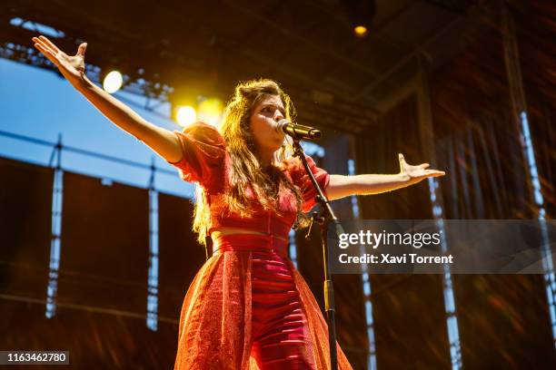 Solea Morente performs in concert during the Festival Internacional de Benicassim on July 21, 2019 in Benicassim, Spain.