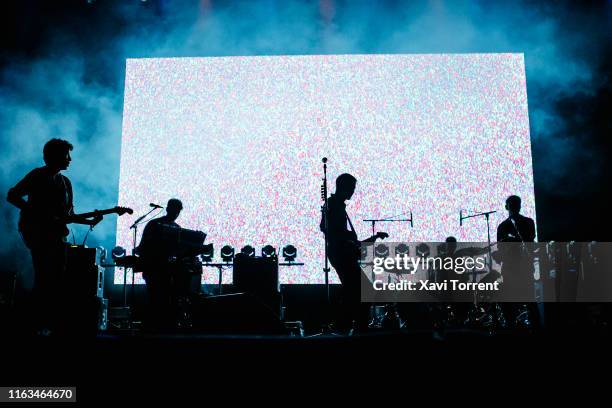 Franz Ferdinand perform in concert during the Festival Internacional de Benicassim on July 21, 2019 in Benicassim, Spain.