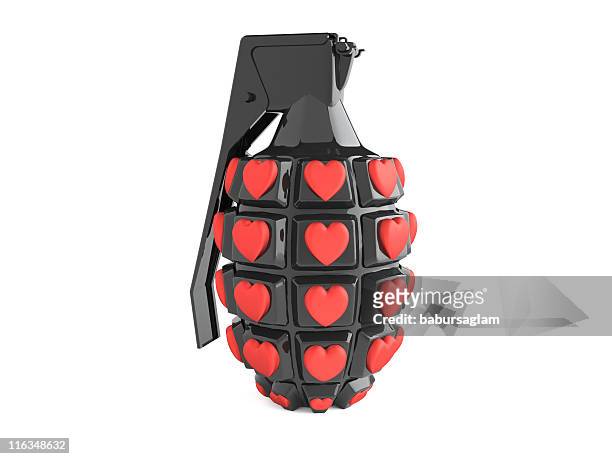 love grenade - bombardement stockfoto's en -beelden