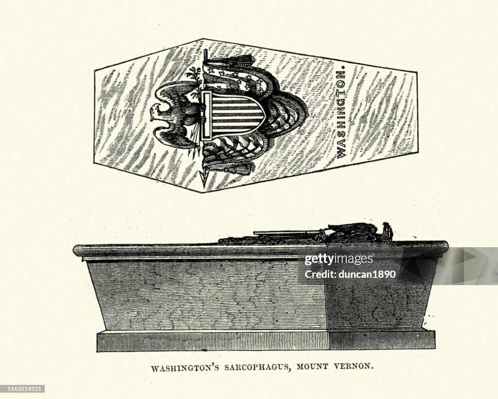 George Washington's sarcophagus, Mount Vernon