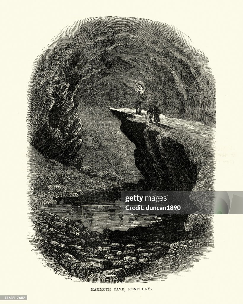 Mammoth Cave, Kentucky, 19th Century