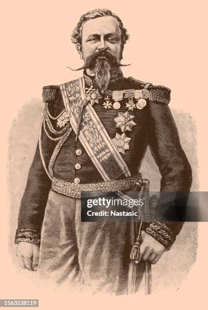 edmond leboeuf (5 november 1809 – 7 june 1888) was a marshal of france - mahon stock illustrations