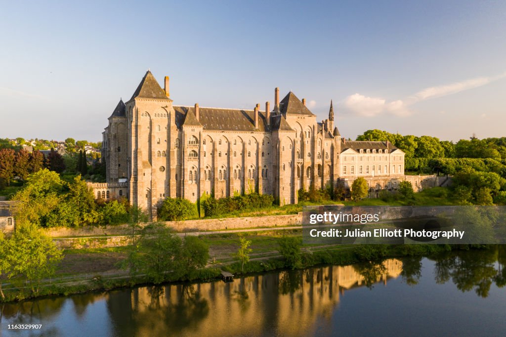 The Abbaye Saint-Pierre de Solesmes in Mayenne, France.