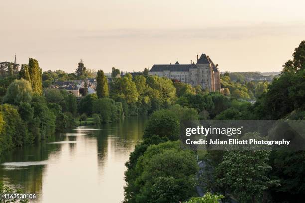 the abbaye saint-pierre de solesmes in mayenne, france. - benedictine stock pictures, royalty-free photos & images