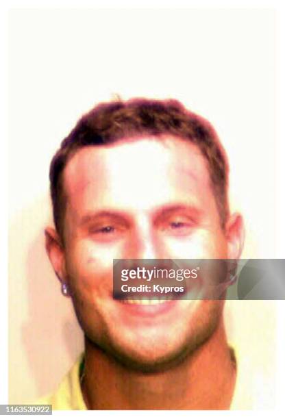 In this handout, American former professional baseball outfielder Josh Hamilton in a mug shot following his arrest in North Carolina, US, May 2005.