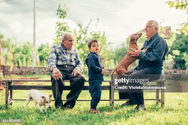 three generation - great grandfather stock pictures, royalty-free photos & images