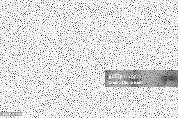 ilustraciones, imágenes clip art, dibujos animados e iconos de stock de fondo abstracto granulado blanco y negro. halftone - patrón de punilismo con puntos aleatorios. - puntillismo