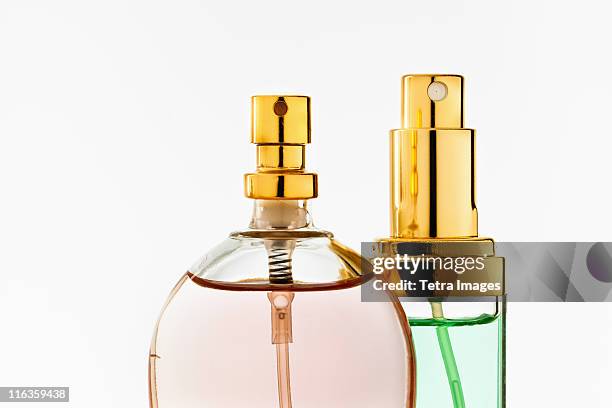 close up of perfume sprayers - perfume sprayer ストックフォトと画像