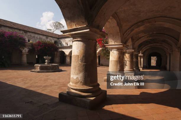 las capuchinas church and convent ruins - ruina antigua stock pictures, royalty-free photos & images