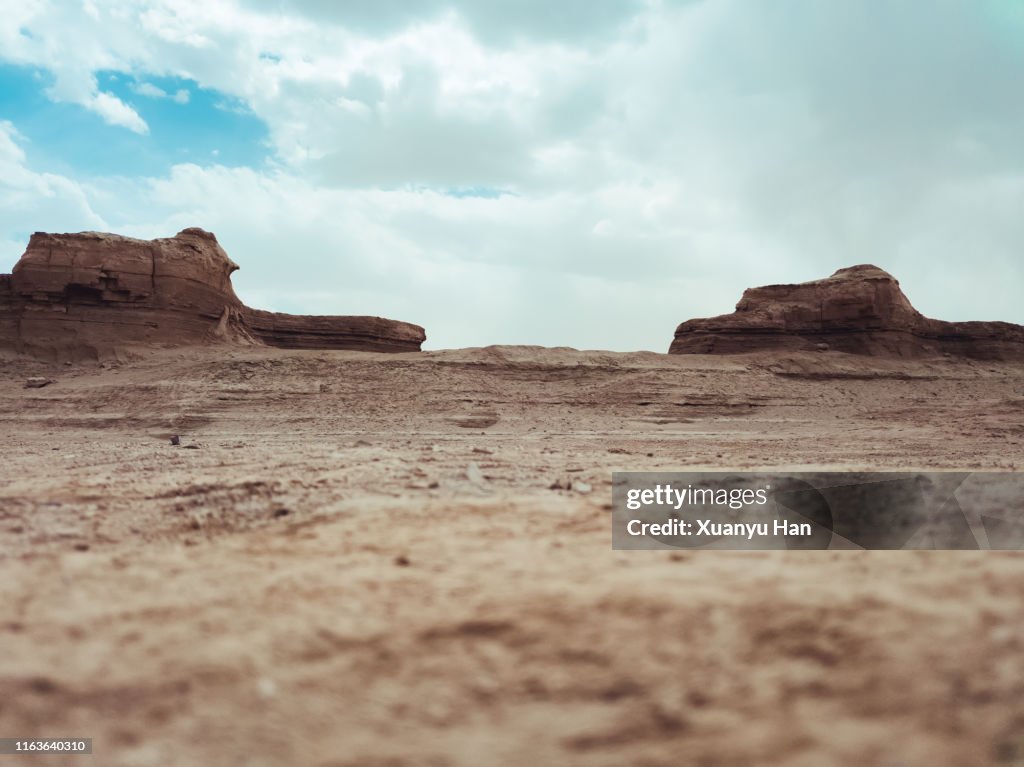 Arid desert road