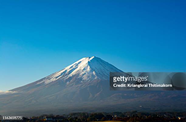 mount fuji, japan. - prefettura di shizuoka foto e immagini stock