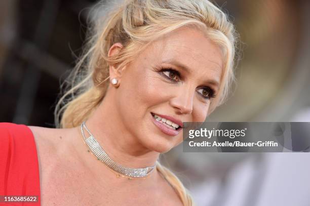 Britney Spears attends Sony Pictures' "Once Upon a Time ... In Hollywood" Los Angeles Premiere on July 22, 2019 in Hollywood, California.