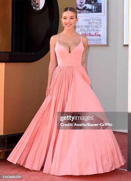 Sydney Sweeney attends Sony Pictures' "Once Upon a Time ... In Hollywood" Los Angeles Premiere on July 22, 2019 in Hollywood, California.