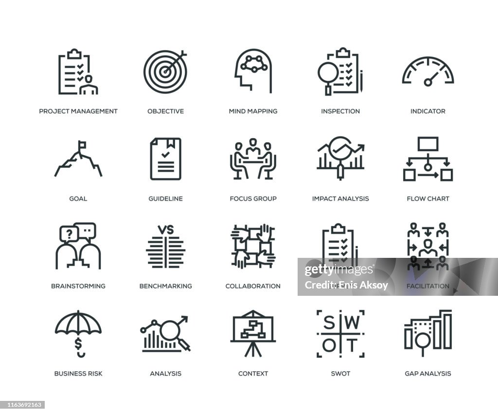 Business Analysis Icon Set