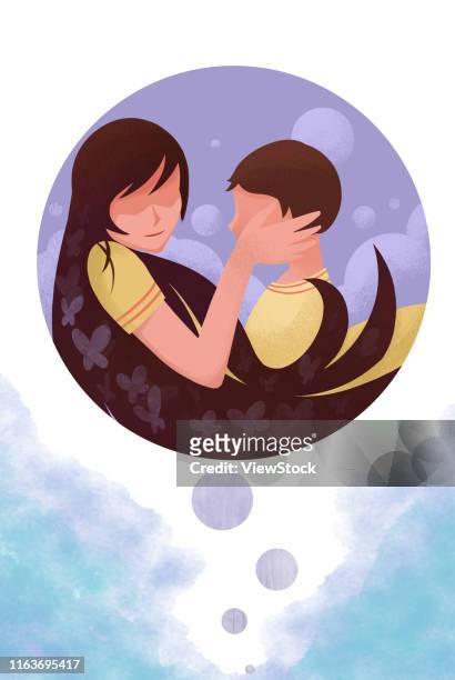 75 Son Mom Hugging Cartoon High Res Illustrations - Getty Images