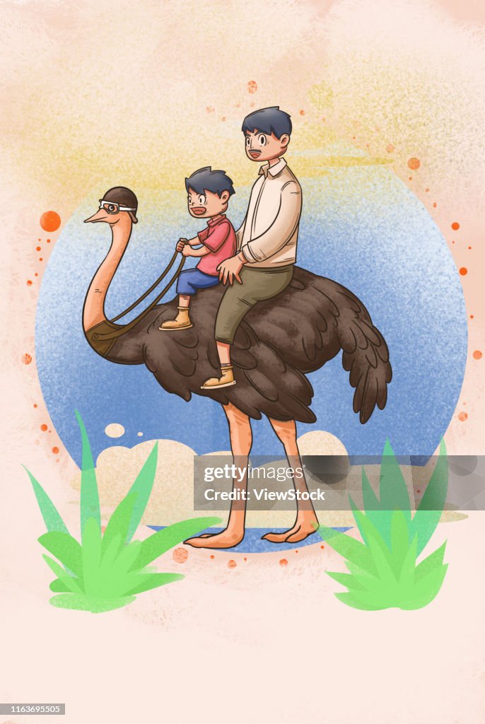 Parent-child illustrations