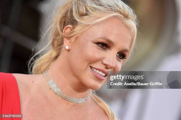 Britney Spears attends Sony Pictures' "Once Upon a Time ... In Hollywood" Los Angeles Premiere on July 22, 2019 in Hollywood, California.