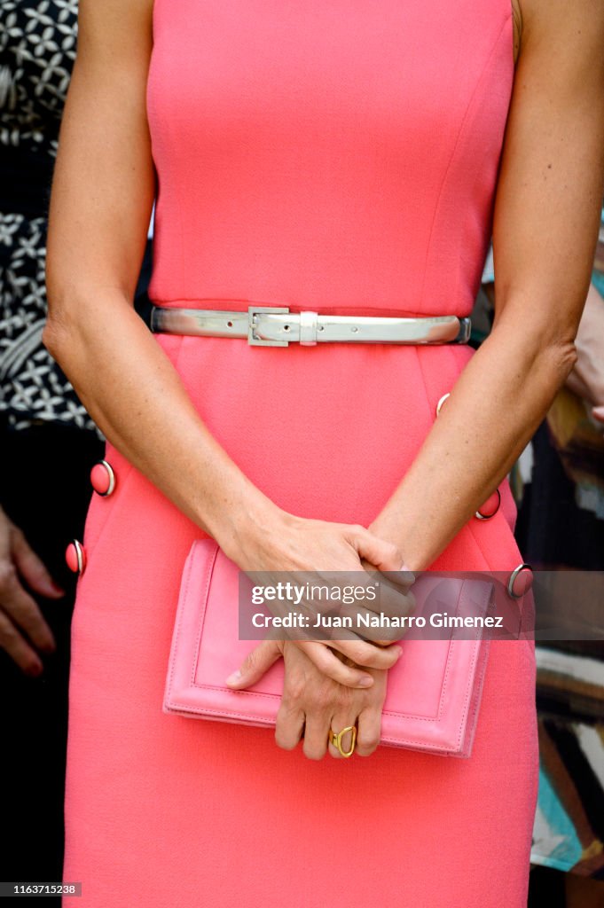 Queen Letizia of Spain Meets Cervantes Institute Directors