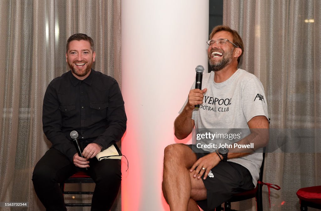 Jurgen Klopp Attends Q&A Session with Players