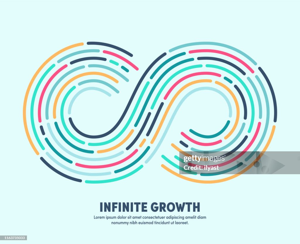 Infinite Growth With Conceptual Infinite Loop Sign